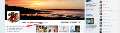 Where to change your employment info in new Facebook Timeline