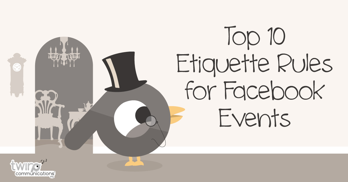 Top 10 Etiquette Rules for Facebook Events