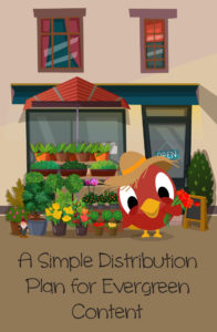 content distribution plan twirp selling flowers