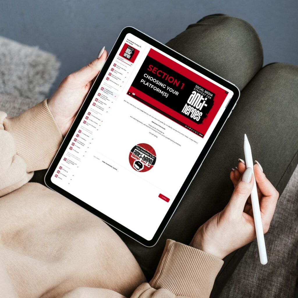 Example of the online course